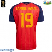 Spania Lamine Yamal #19 Hjemmedrakt VM 2026 Kortermet